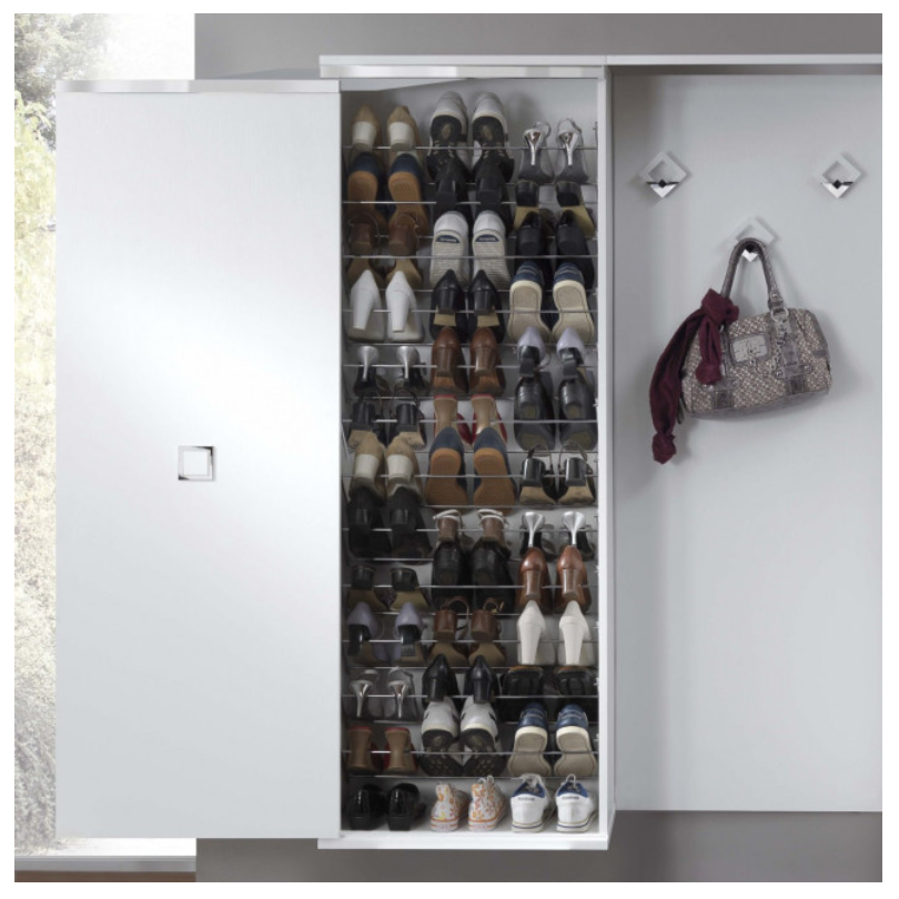 Mueble de entrada FAMILIAR con tabla de planchar + zapatero - Maconi