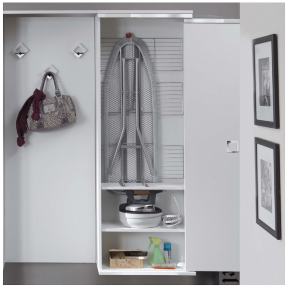 Mueble de entrada FAMILIAR con tabla de planchar + zapatero - Maconi