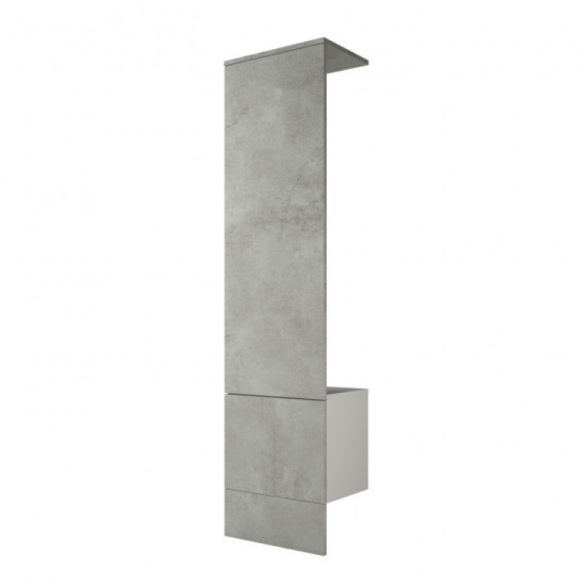 HOME Mueble de entrada panel perchero + zapatero suspendido - Maconi