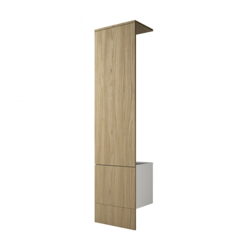 HOME Mueble de entrada panel perchero + zapatero suspendido - Maconi