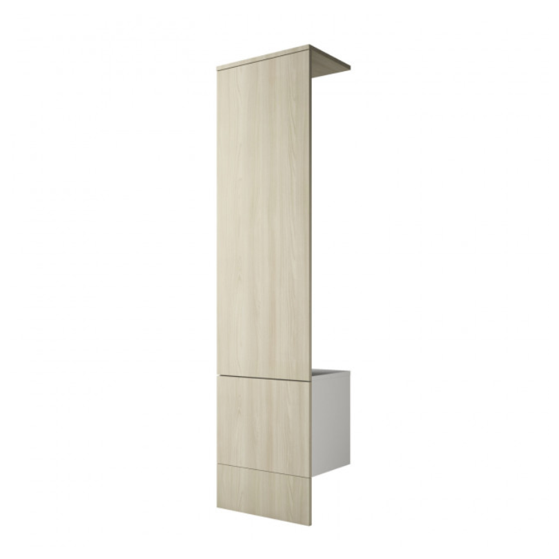 HOME Mueble de entrada panel perchero + zapatero suspendido - Maconi