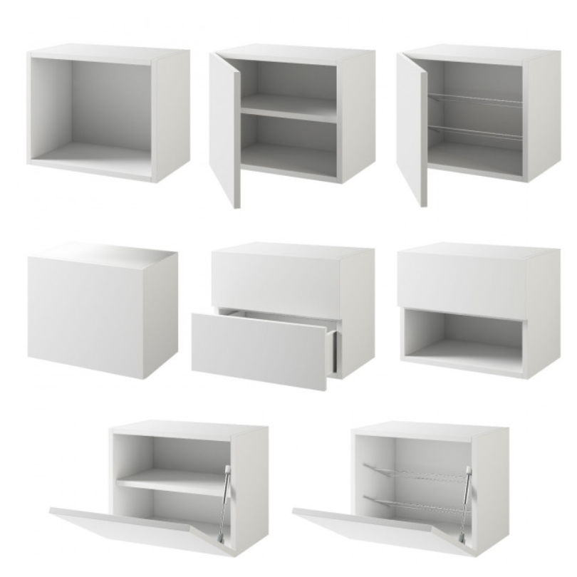 HOME Mueble de entrada panel perchero + zapatero suspendido - Maconi