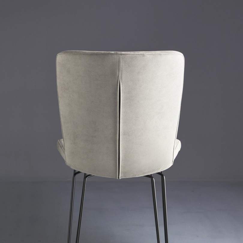 RAPPER stool seat in soft-touch polypropylene - COLICO