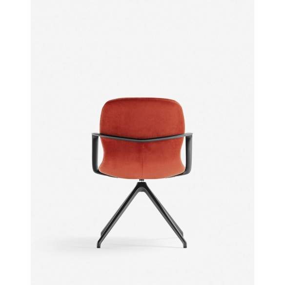 MI CHAIR Chaise Fauteuil rembourré avec base pivotante - MILANI