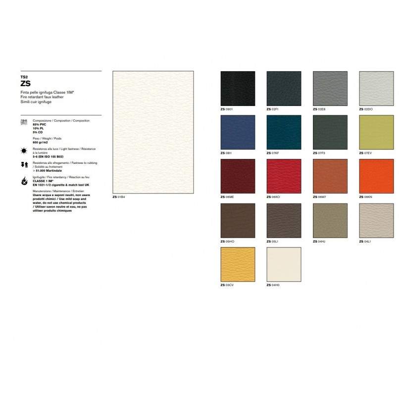 Silla de visita NORDIC con acolchado de espuma fría ignífuga - MILANI