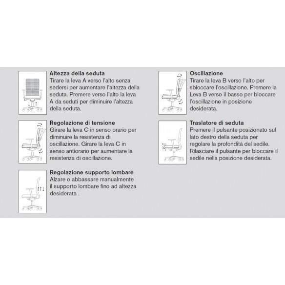 Chaise TAM avec rembourrage en polyuréthane expansé à froid - MILANI