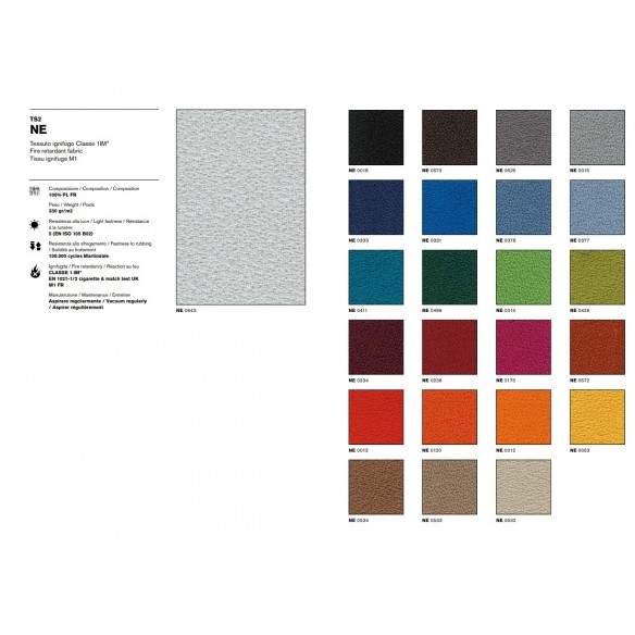 Chaise TAM avec rembourrage en polyuréthane expansé à froid - MILANI