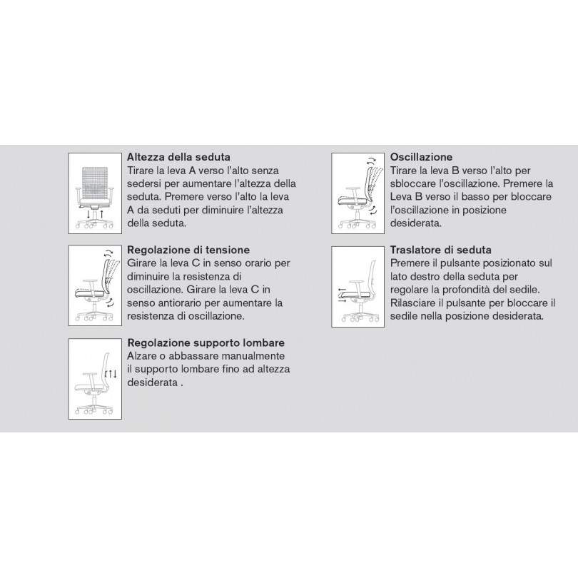 Chaise LEX avec rembourrage en polyuréthane expansé à froid - MILANI