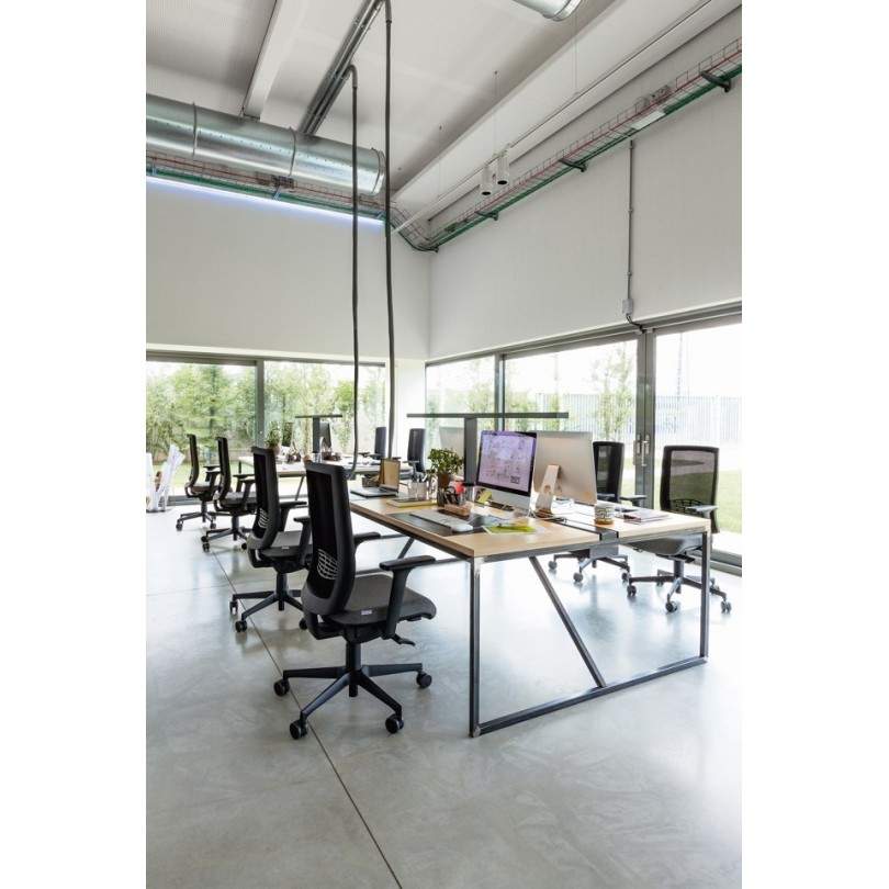 Chaise LEX avec rembourrage en polyuréthane expansé à froid - MILANI