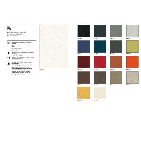 Chaise visiteur LEX avec dossier en résille / pivotante - MILANI