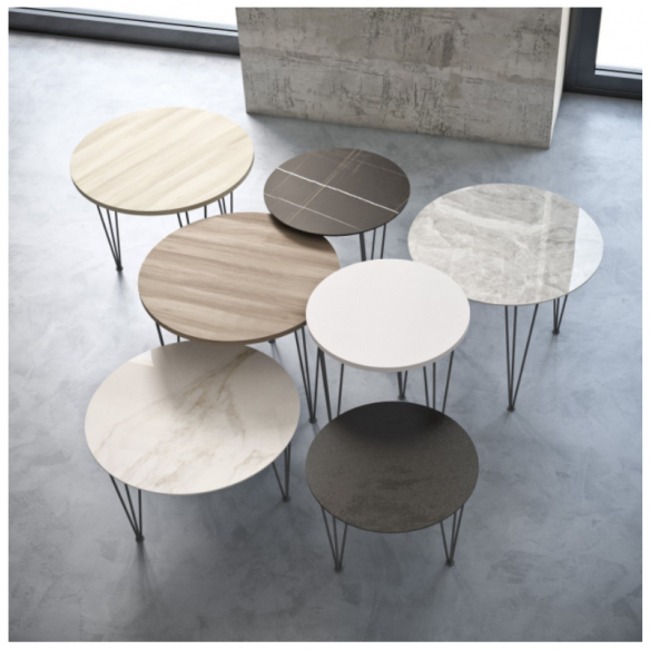 Table ronde Pyramide 1061, 1062, 1063 - Maconi