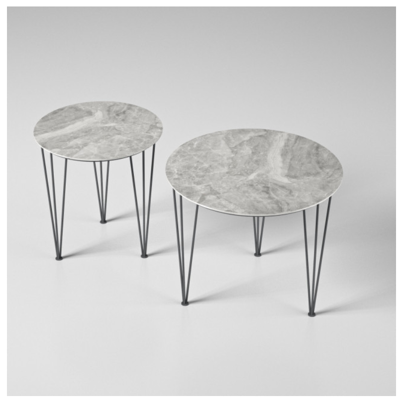 TABLE PYRAMIDALE RONDE 1061-G, 1062-G, 1063-G - MACONI