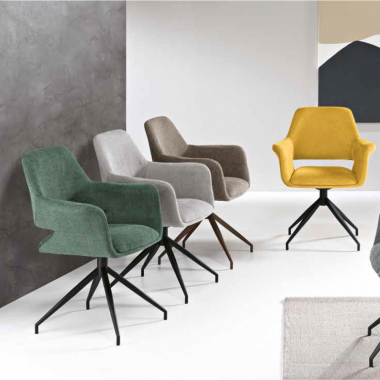 Sedia KERRY girevole 180°...