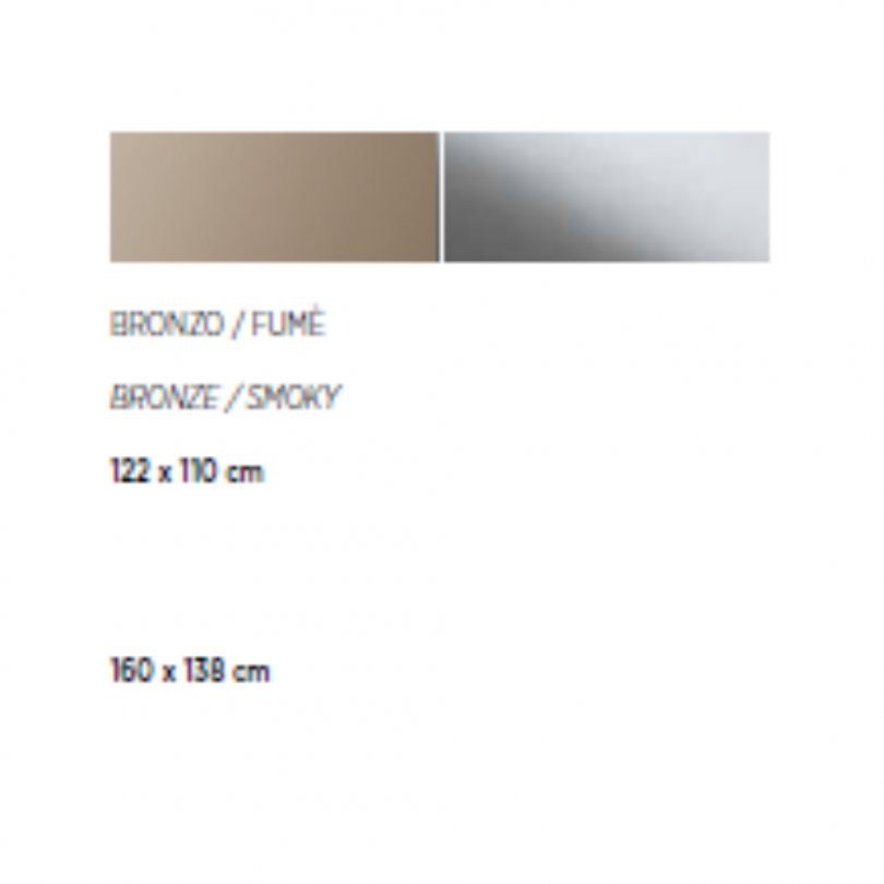 Specchio MIND formato da tre lastre...