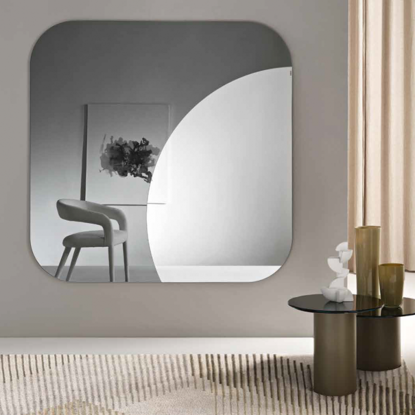 Specchio FLAM formato da due lastre...