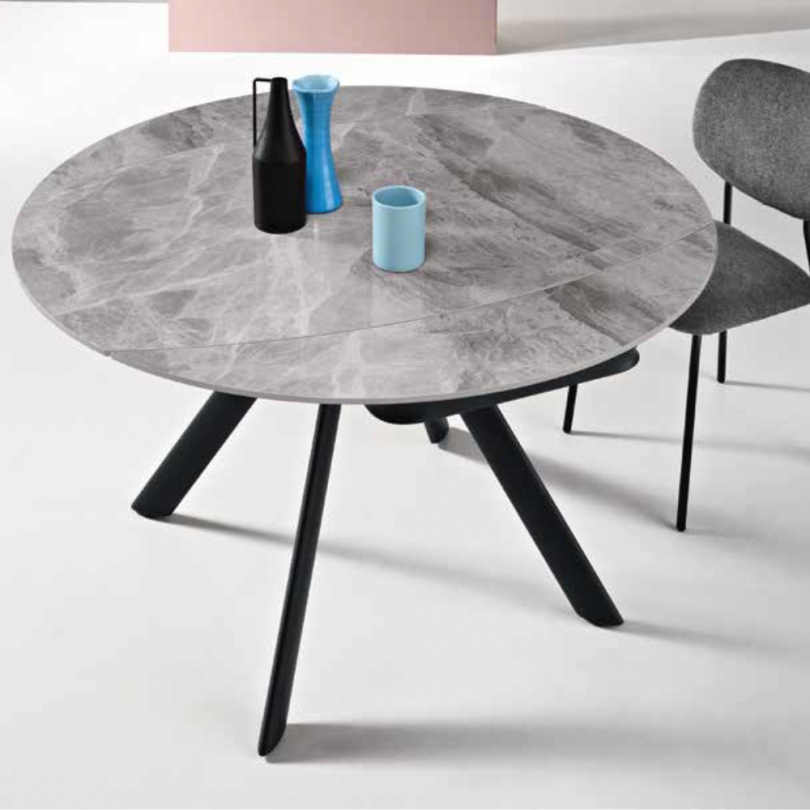 Tavolo ROUND allungabile in pietra...