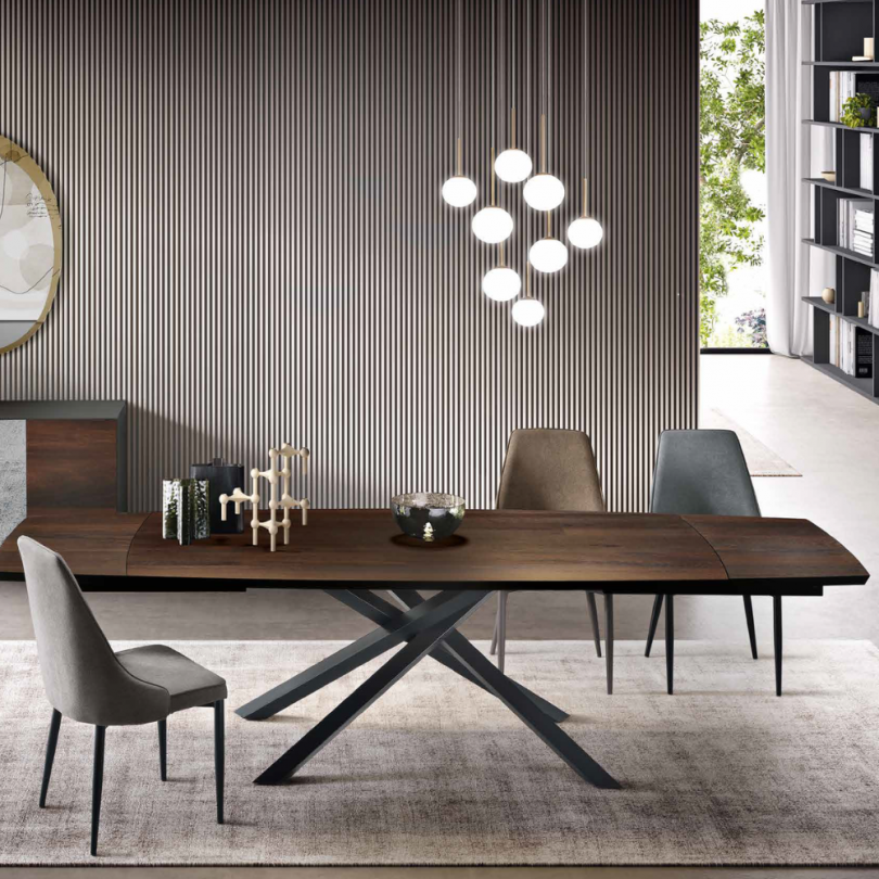 Tavolo FLOYD allungabile con base in...