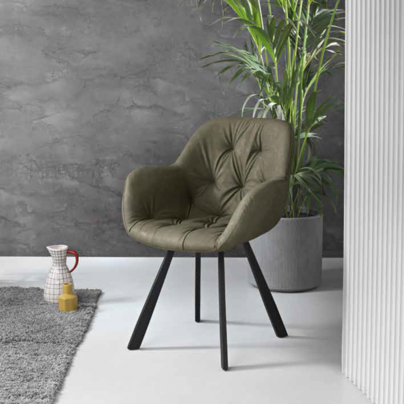 Sedia CELIA con struttura in metallo...