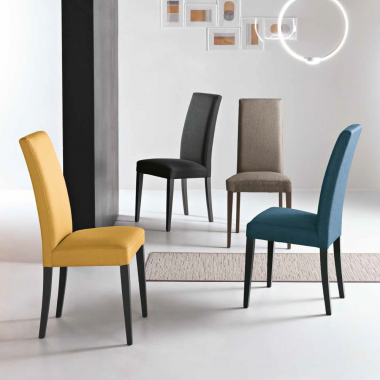 Sedia DENVER in ecopelle...