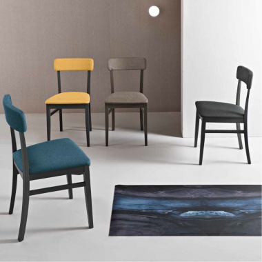 Sedia LIPSIA in legno con...