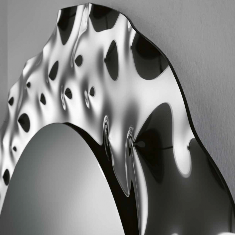 Specchio DANCE tondo con cornice in...