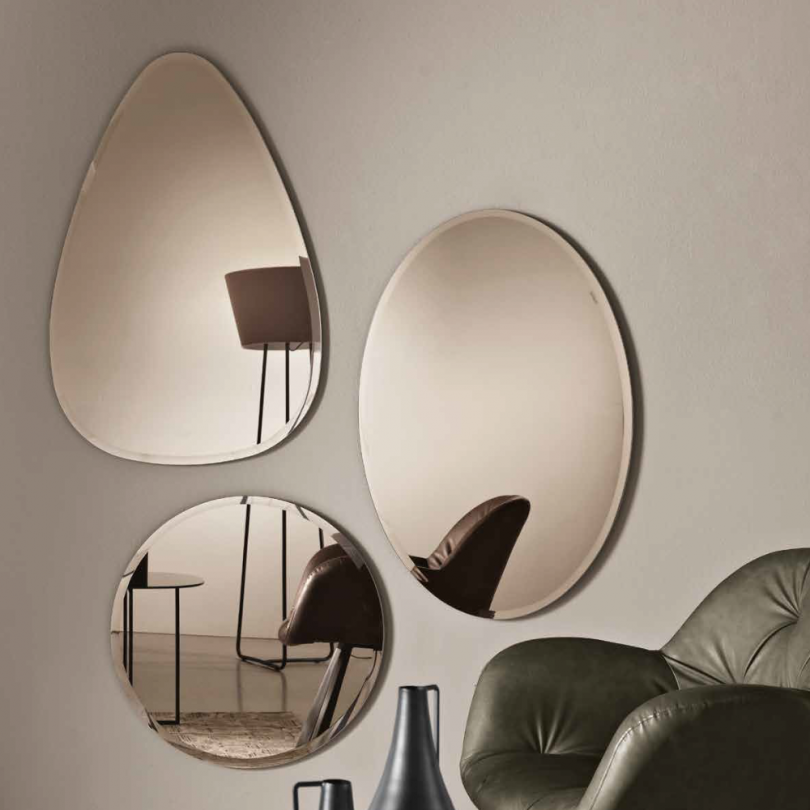 Tris NORA di specchi con molatura...