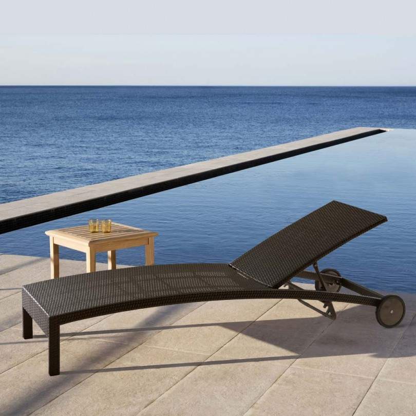 Chaise Longue De Jardin Lit De Soleil...