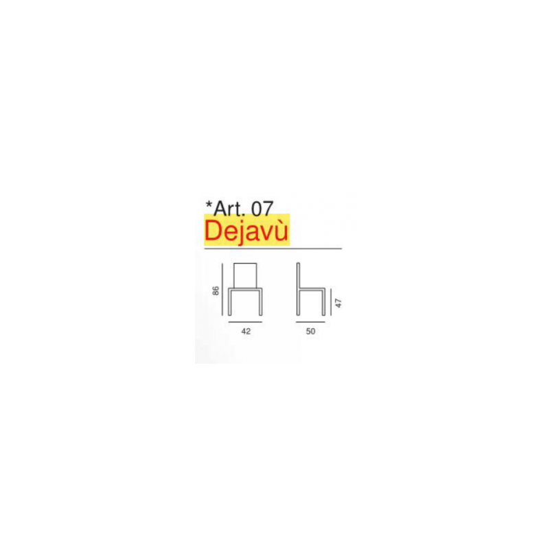 Chaise Déjà Vu - Art.07- La Chaise