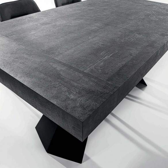 Détail de la table noire