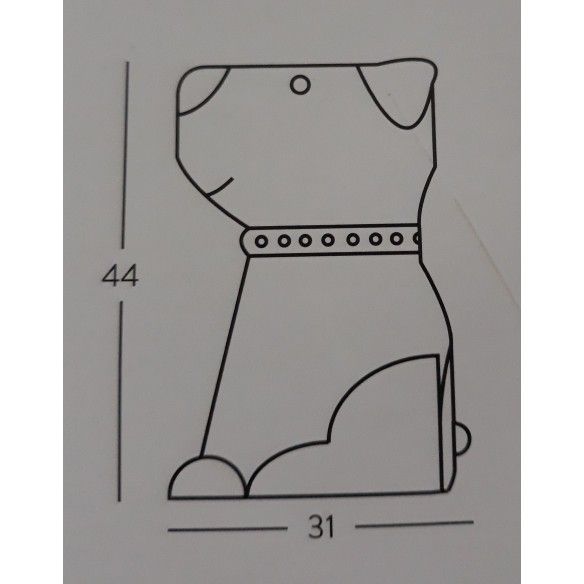 Lampe Danny le chien Art. 823 La chaise