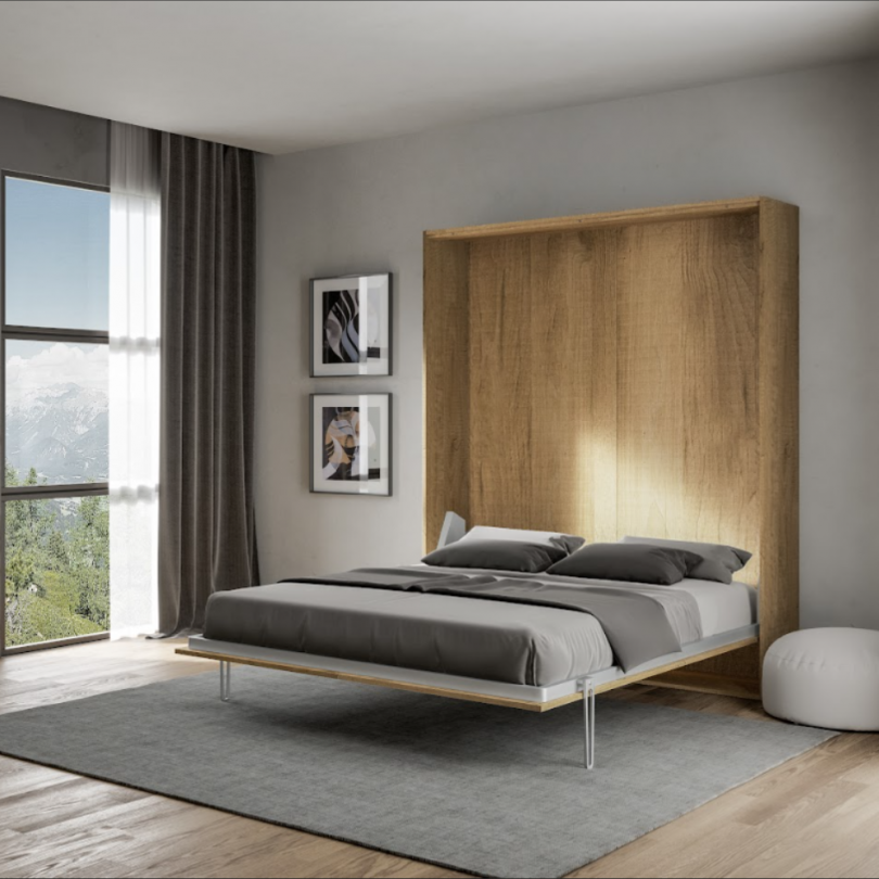 Letto matrimoniale a scomparsa...