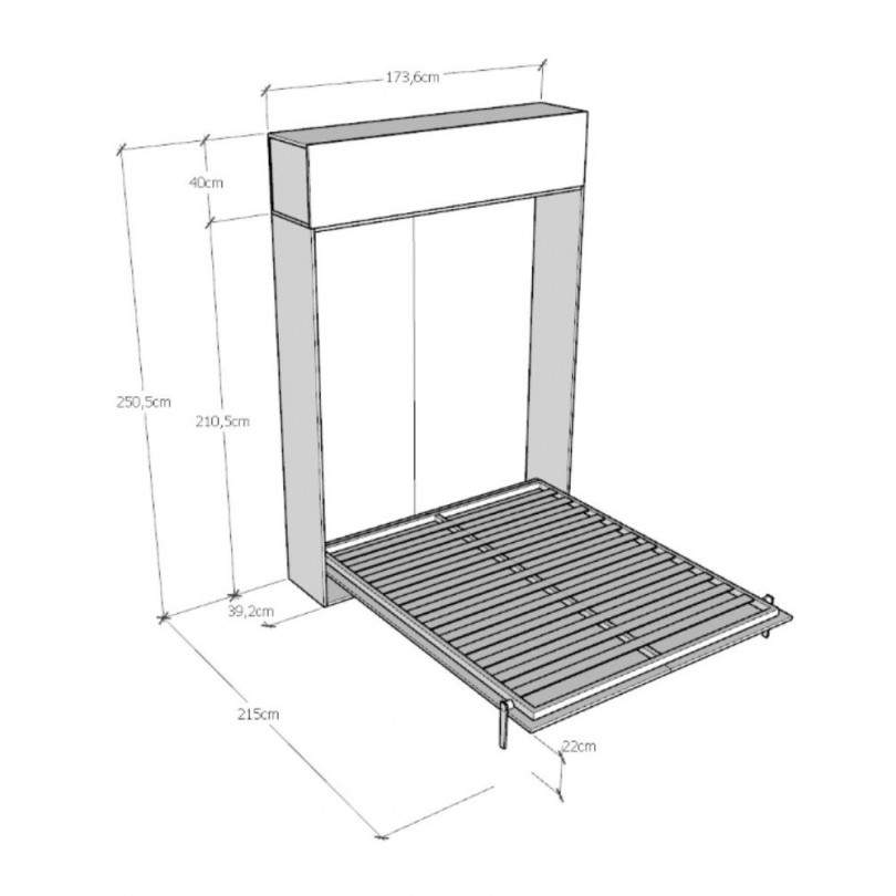 Letto matrimoniale KENTARO con...