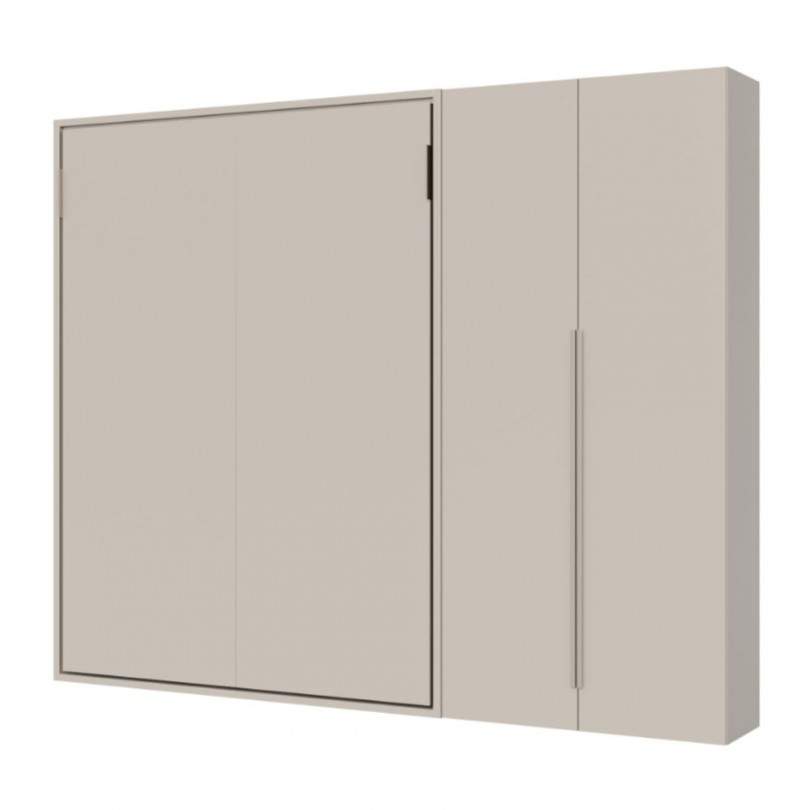 Letto matrimoniale verticale a...