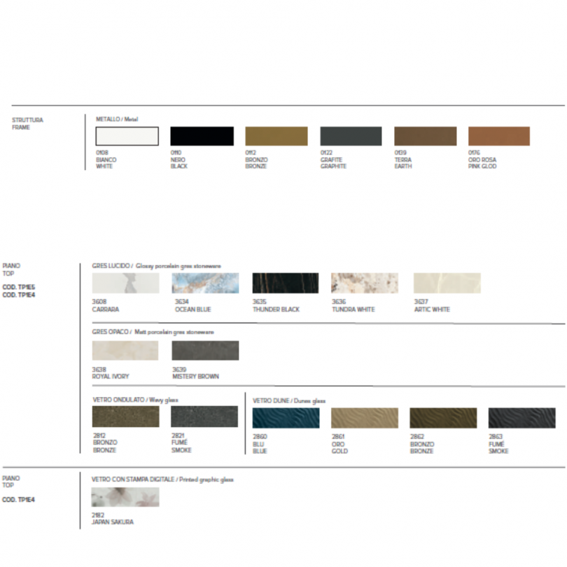 Tavolo fisso COSMOS a botticella -...