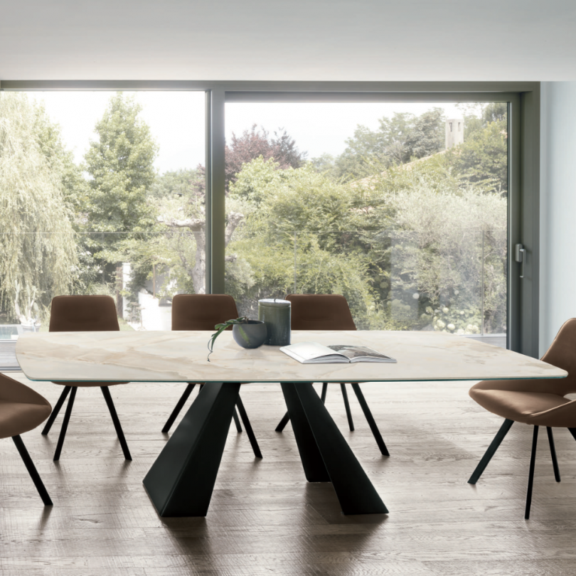 Tavolo fisso TAURUS a botticella -...