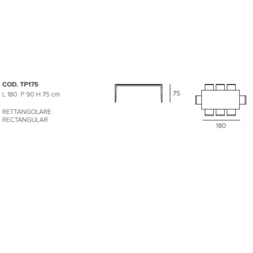Tavolo fisso MERCURY - TARGET POINT