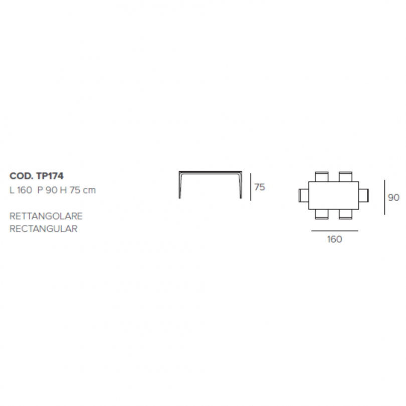 Tavolo fisso MERCURY - TARGET POINT