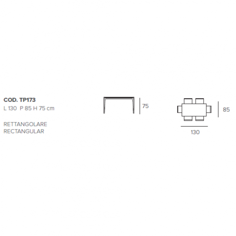 Tavolo fisso MERCURY - TARGET POINT
