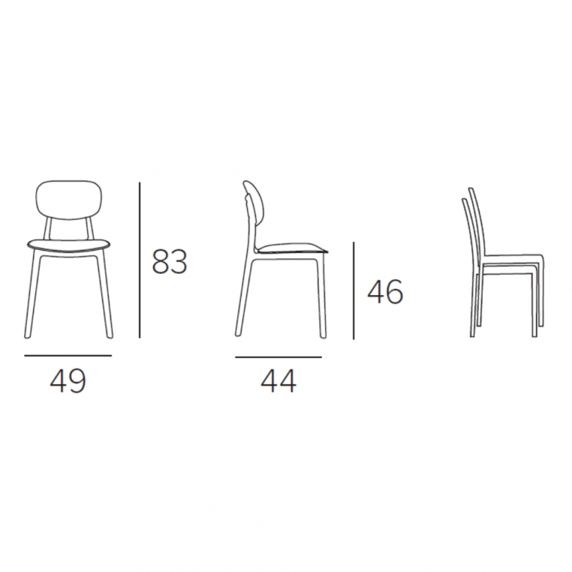 Sedia TAMPA - CASA FLORIDA