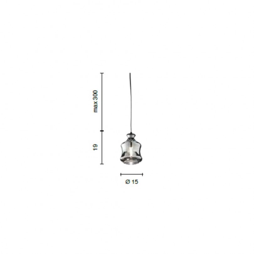 Lampada a soffitto PIN - Ondaluce