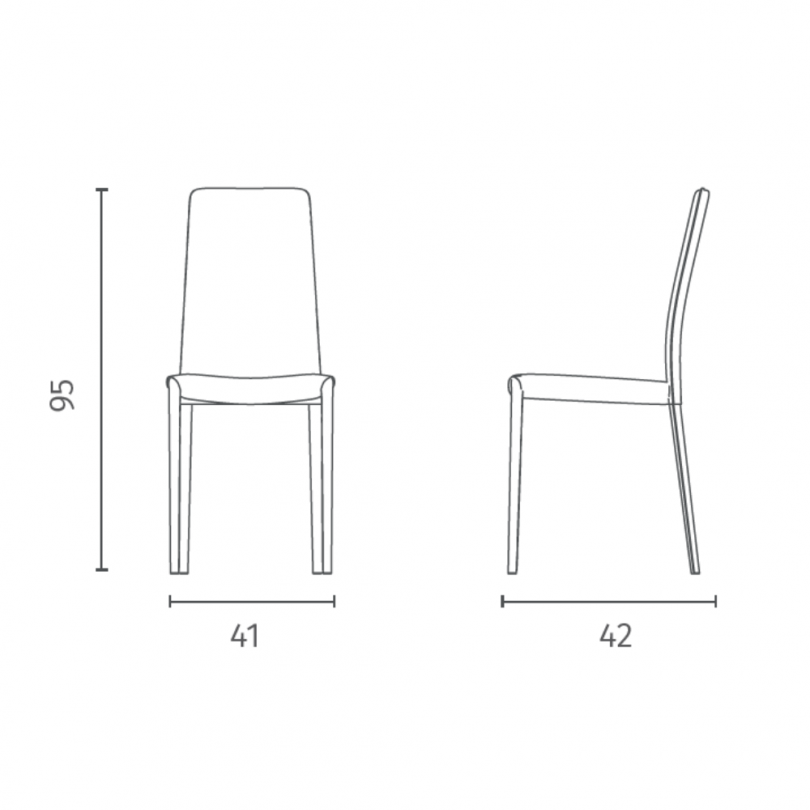 Sedia DOVER - CASA FLORIDA