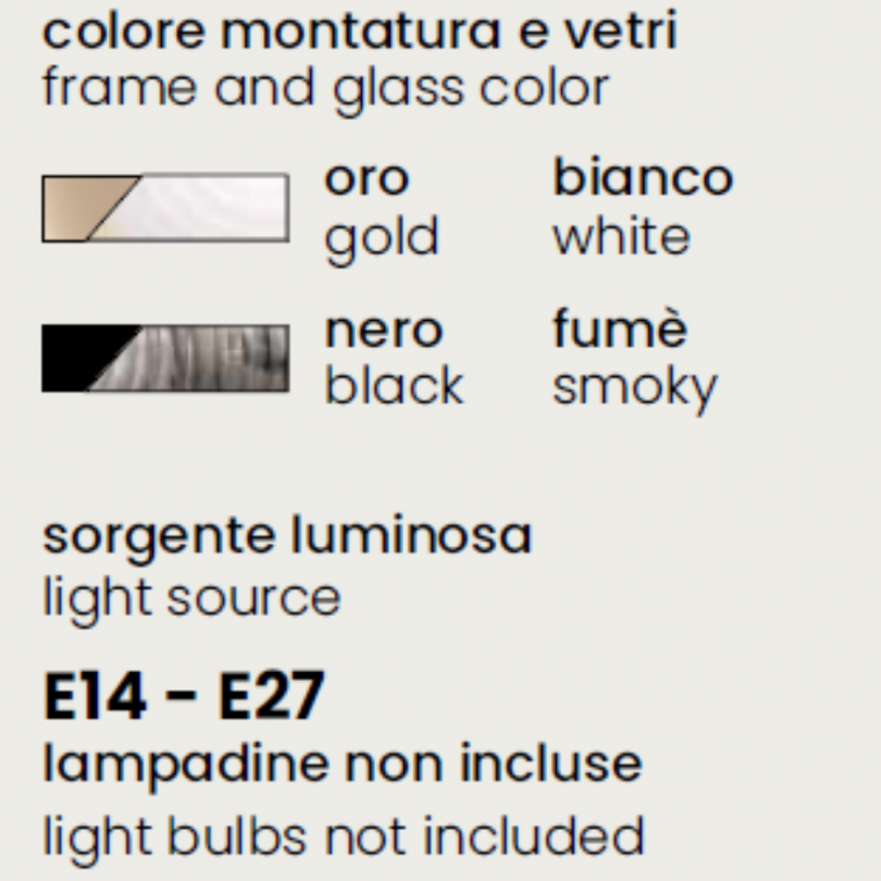 Plafoniera TONDO biluce - ONDALUCE