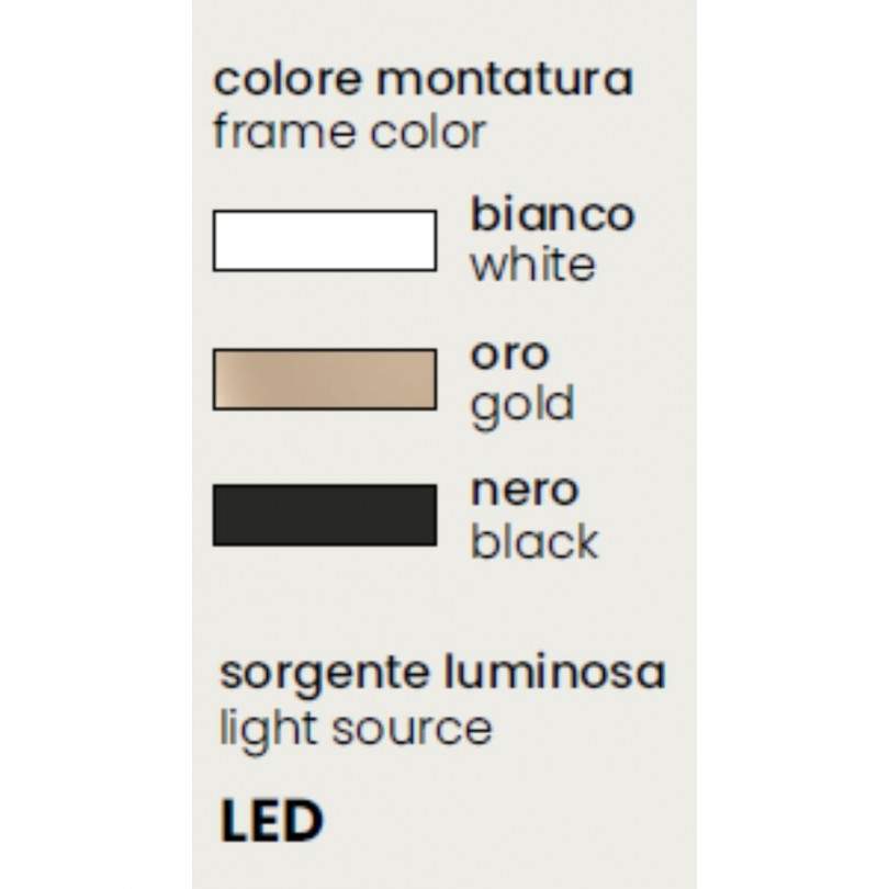 Lampada a parete JAMES - Ondaluce