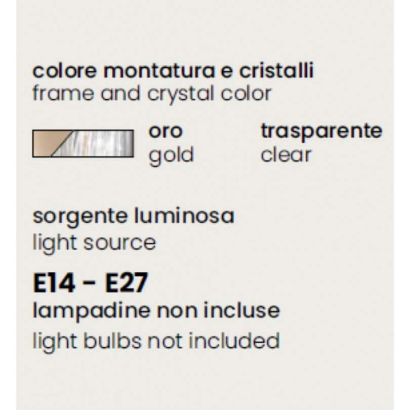 Lampadario BRIGIDA - Ondaluce