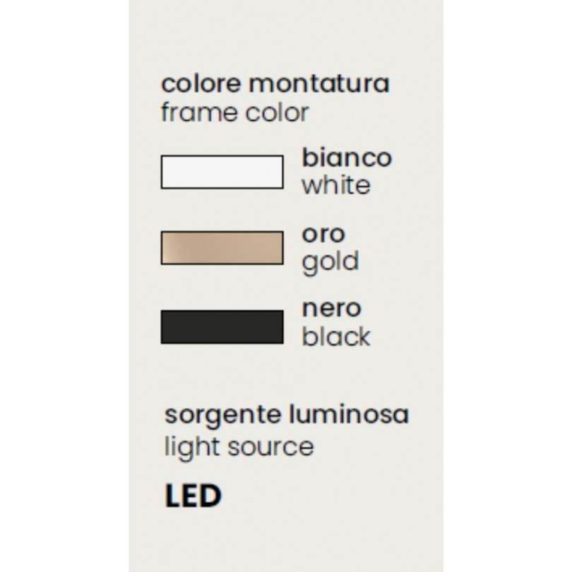 Lampada a parete MOVIDA - Ondaluce