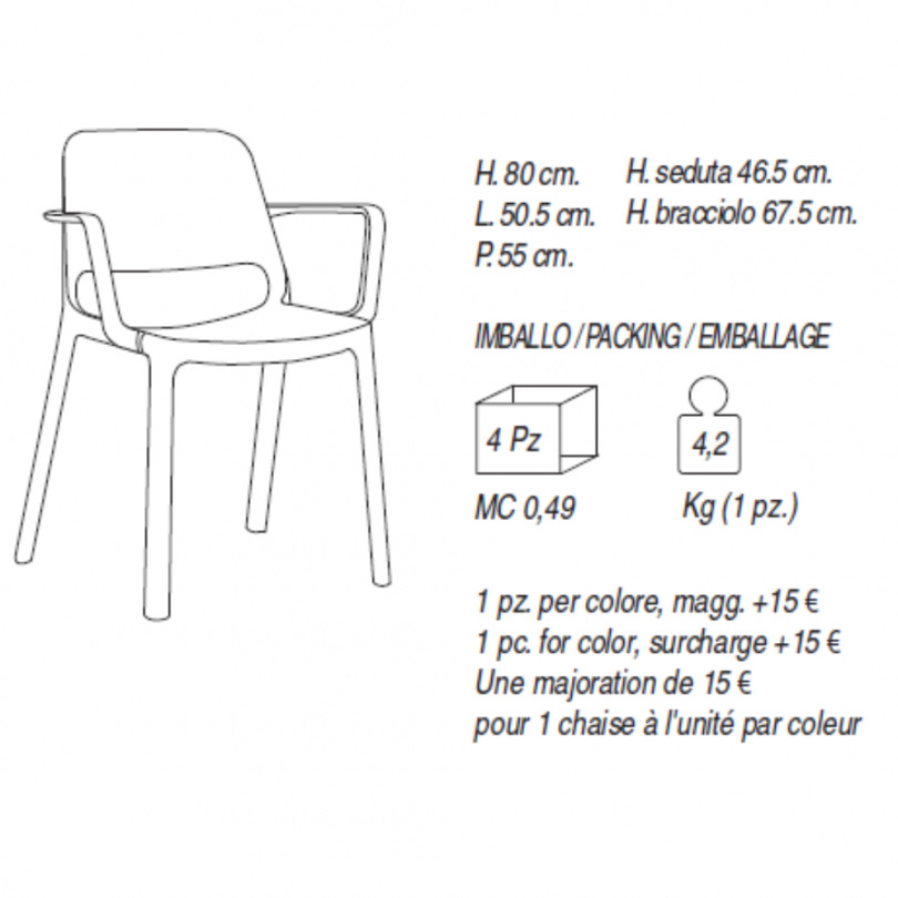 copy of Sedia LIMA - LA PRIMAVERA