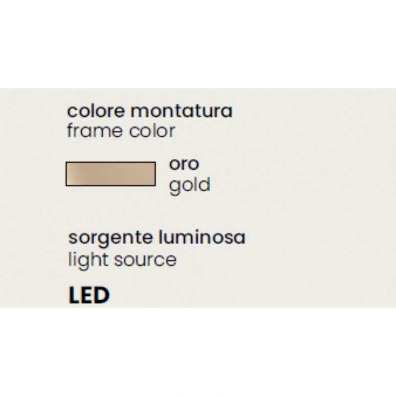 Lampada sospesa GOLDEN - Ondaluce