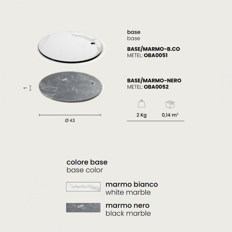 Piantana VELVET - Ondaluce