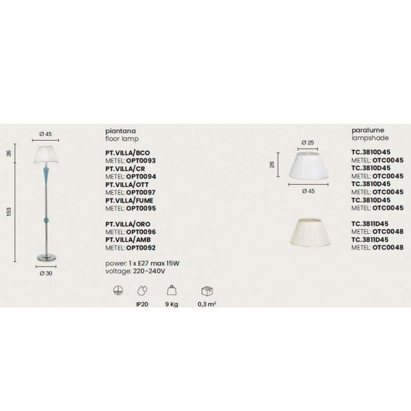 Piantana VILLA - Ondaluce