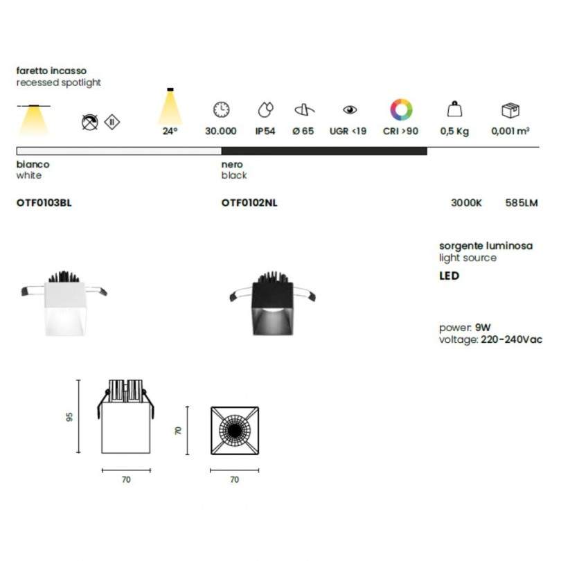 Faretto BATH- Ondatech